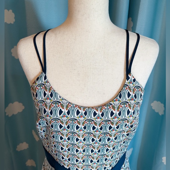 Liberty of London for Target pleated ruffle cross strap dress. - Picture 6 of 7